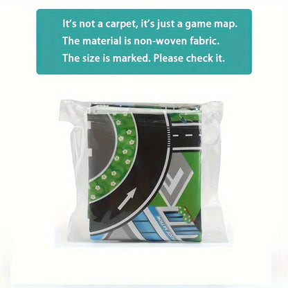 Mat with Interactive Play Adventure for Explore Farm and Traffic with Toys