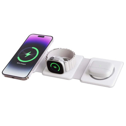 Tricharge Fold for Wireless Travel Station for Iphone, Watch and Airpods