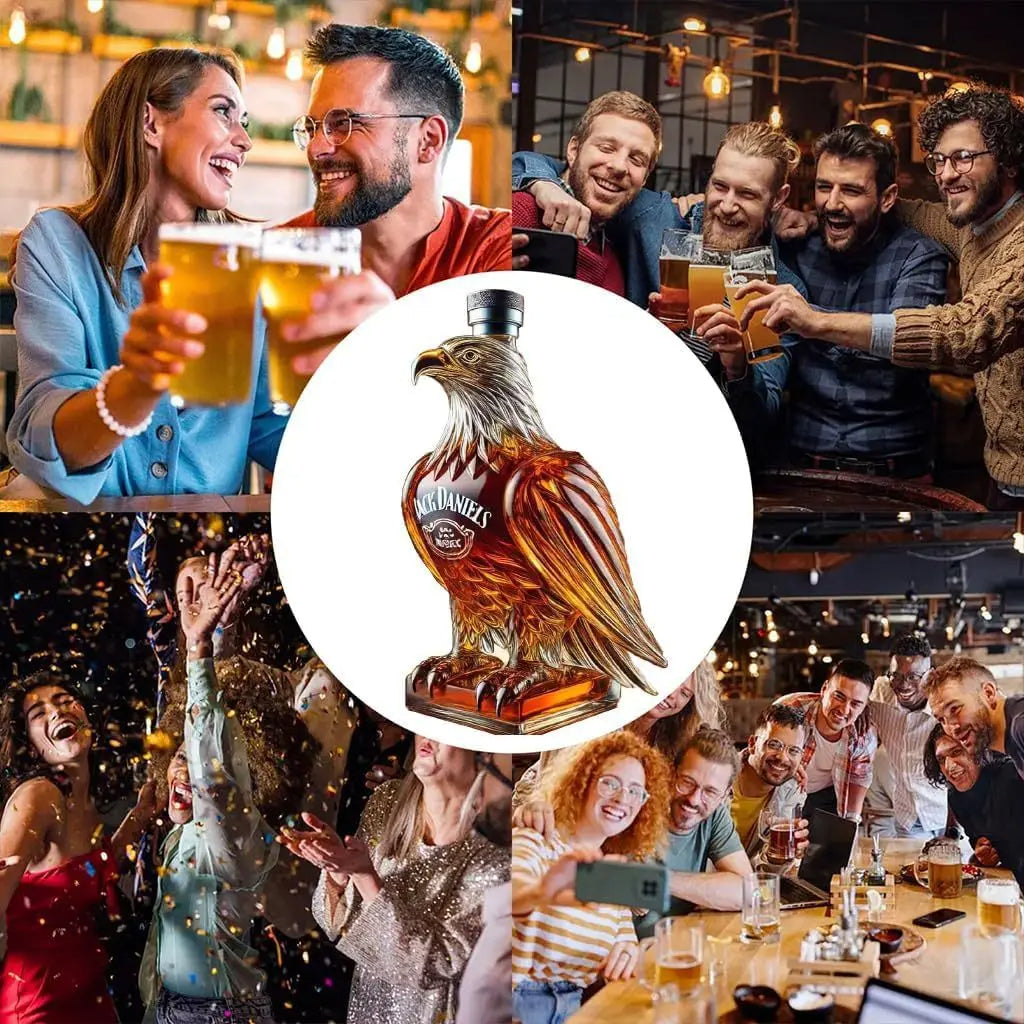 Eagle-Shaped Whisky Decanter for a Stylish and Exclusive Centrepiece