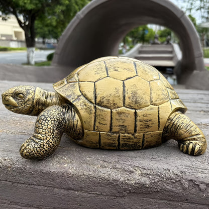 Decorative Turtle Garden Statue Made of Resin for Garden, Terrace or Outdoor Space