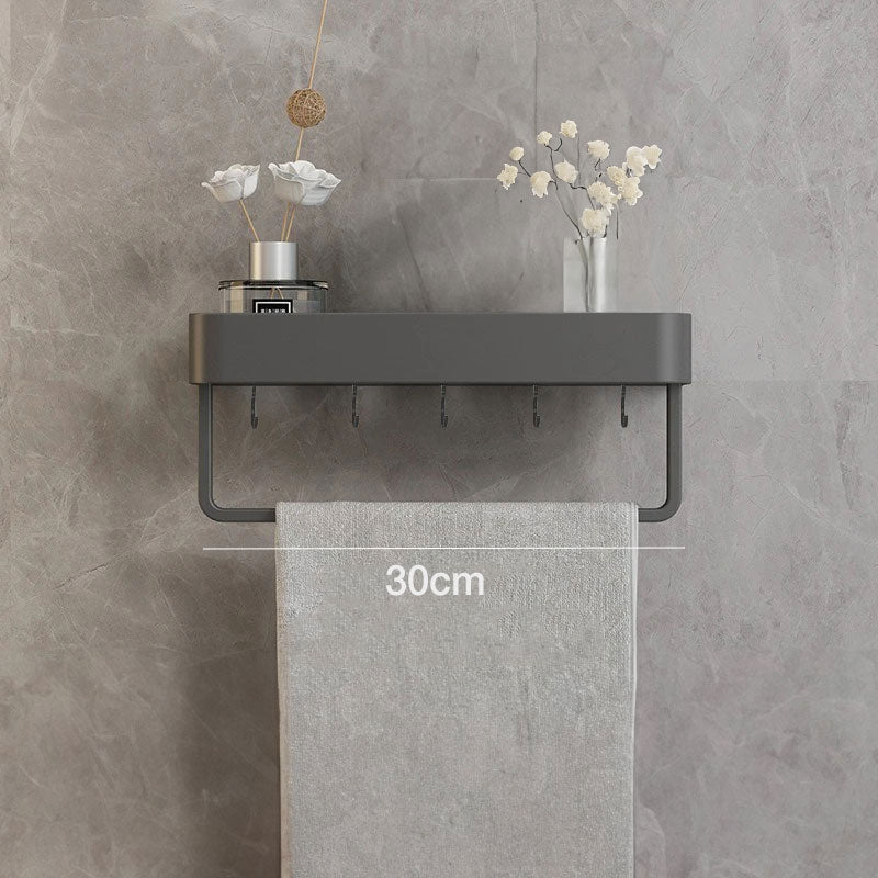 Shelf with Wall Rack for Bathroom with and Towel Rail in Modern Design