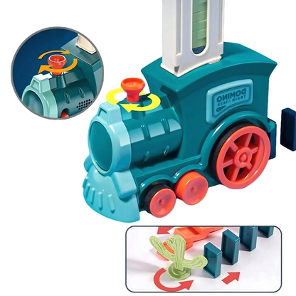 Automatic Domino Train for Playful and Educational