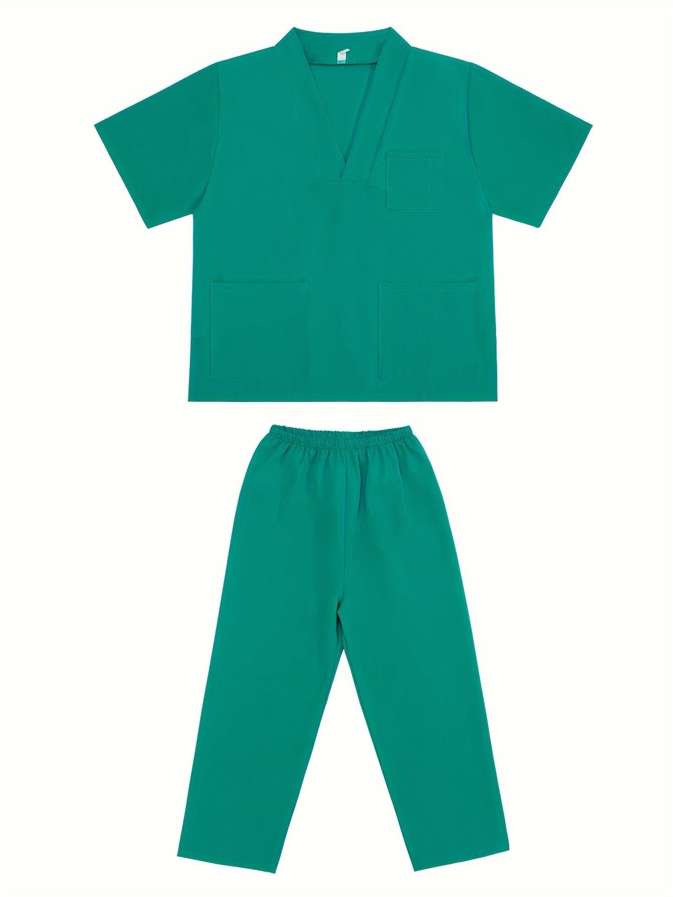 Set Kids Doctor Costume for 9-Piece Set with Stethoscope and First Aid Bag