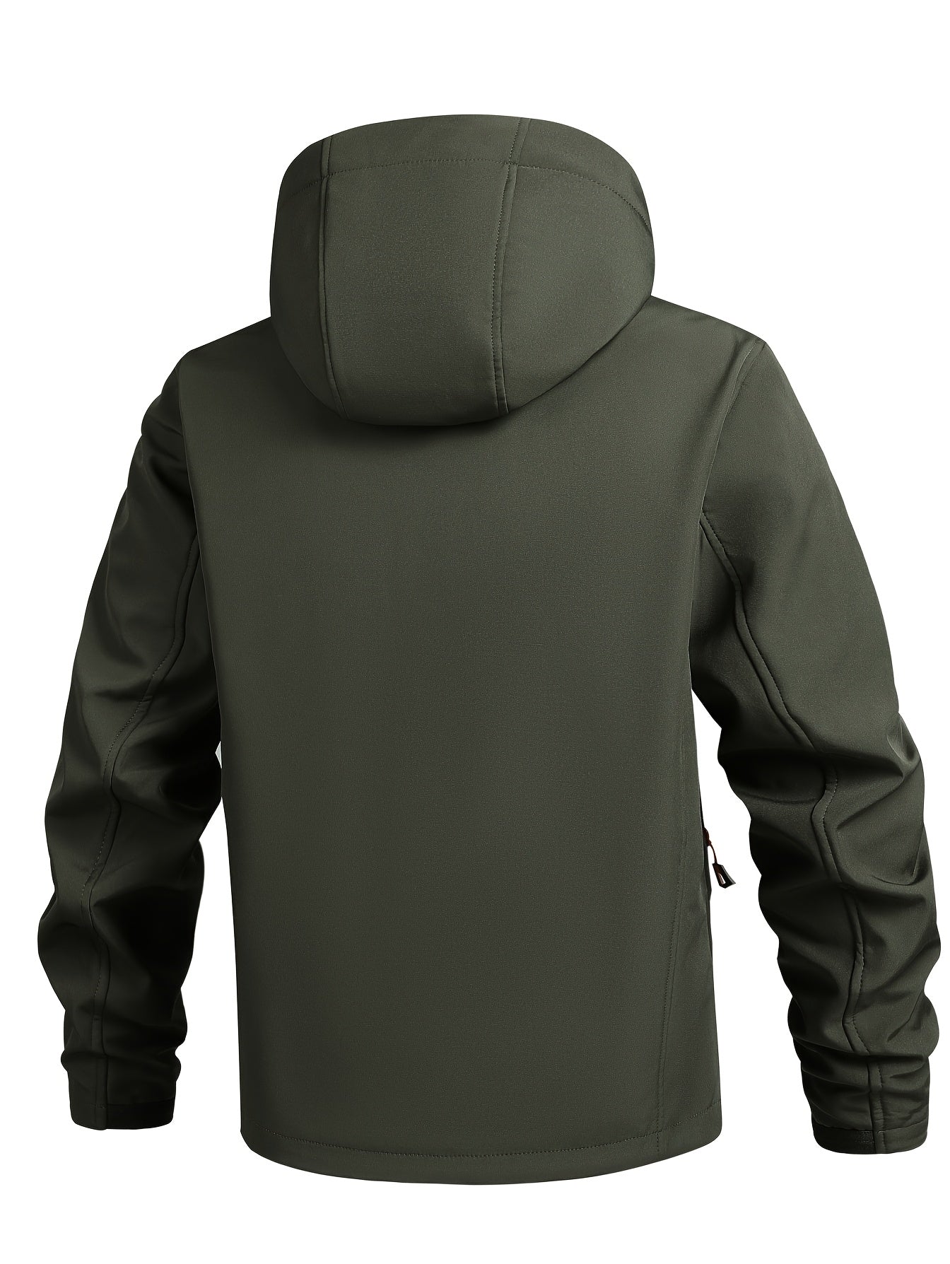Men's Outdoor Softshell Jacket with Hood for Quick-Drying and Windproof
