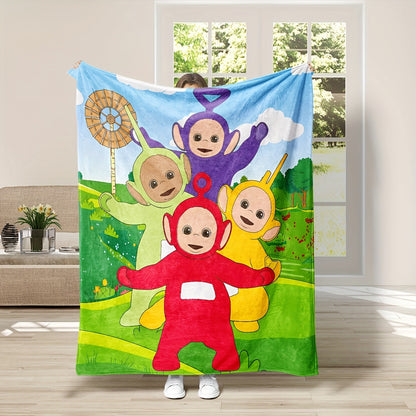 Blanket Teletubbies for Children, Soft and Versatile