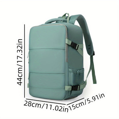 Travel Backpack with 180° Opening and Shoe Compartment