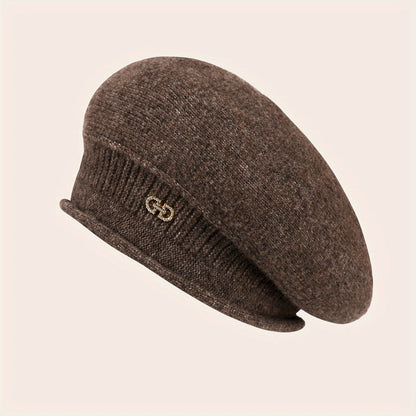 Chic Knitted Beret for Women for Elegance and Warmth for Winter