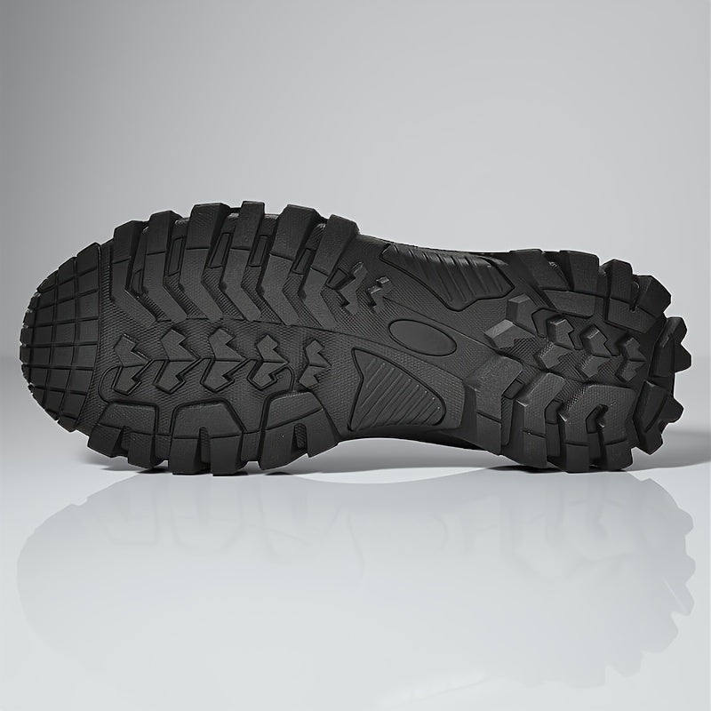 Boots with Men's Outdoor Work High Shaft for Slip-Resistant and Durable