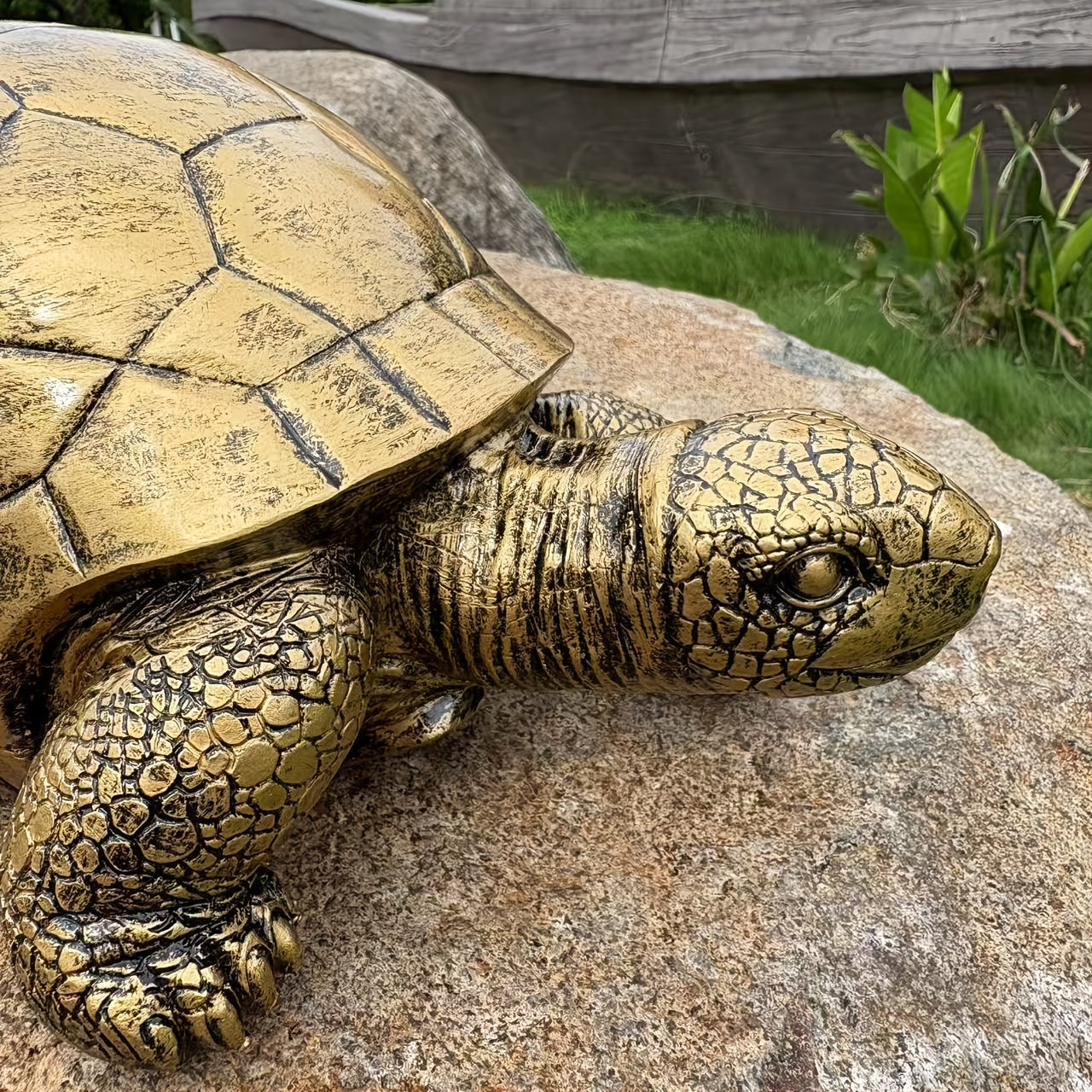 Decorative Turtle Garden Statue Made of Resin for Garden, Terrace or Outdoor Space