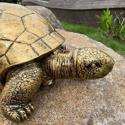 Decorative Turtle Garden Statue Made of Resin for Garden, Terrace or Outdoor Space