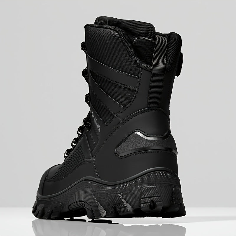 Boots with Men's Outdoor Work High Shaft for Slip-Resistant and Durable