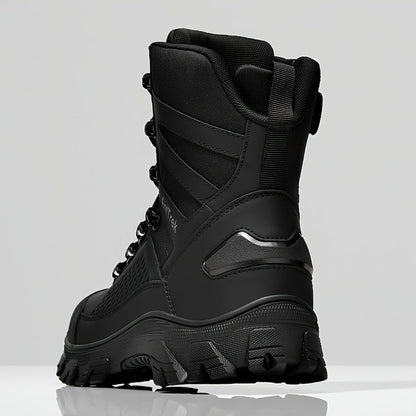 Boots with Men's Outdoor Work High Shaft for Slip-Resistant and Durable