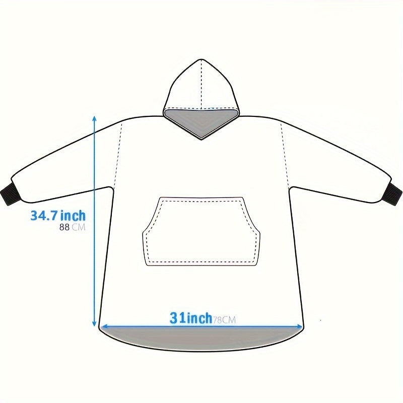 Blanket Luna Sherpa Hoodie for Ultra Soft and Comfortable for the Coldest Days