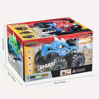 Dinoblaze Stunt Car for Spectacular RC Monster Truck with Smoke & Light
