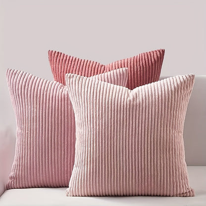 Cushion with Bohemian Rib Cover with Stripe Texture for Soft, Stylish, and Decorative