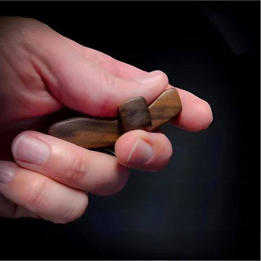 wooden cross fidget