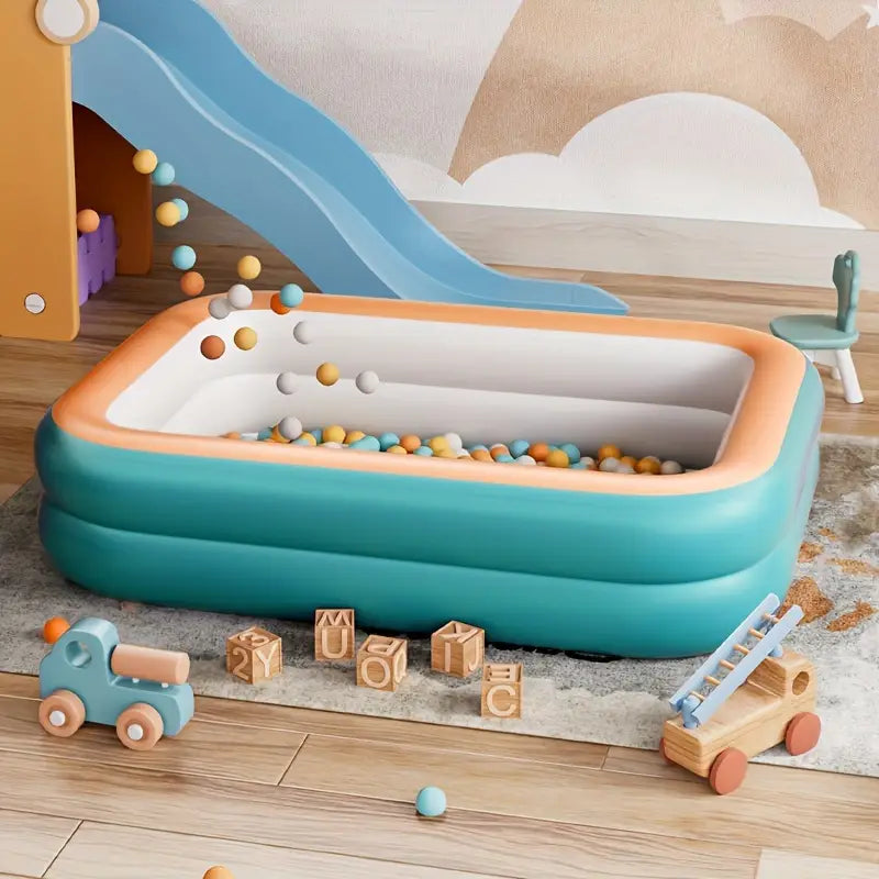 Spacious Inflatable Family Pool for Garden and Summer Cooling