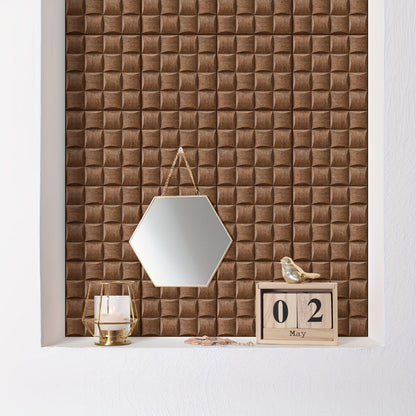Self-Adhesive 3D Wall Panels with Wood Texture and Waterproof Design for Interiors