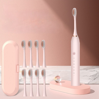 Rechargeable Sonic Toothbrush with Multiple Brushing Modes and USB Charging