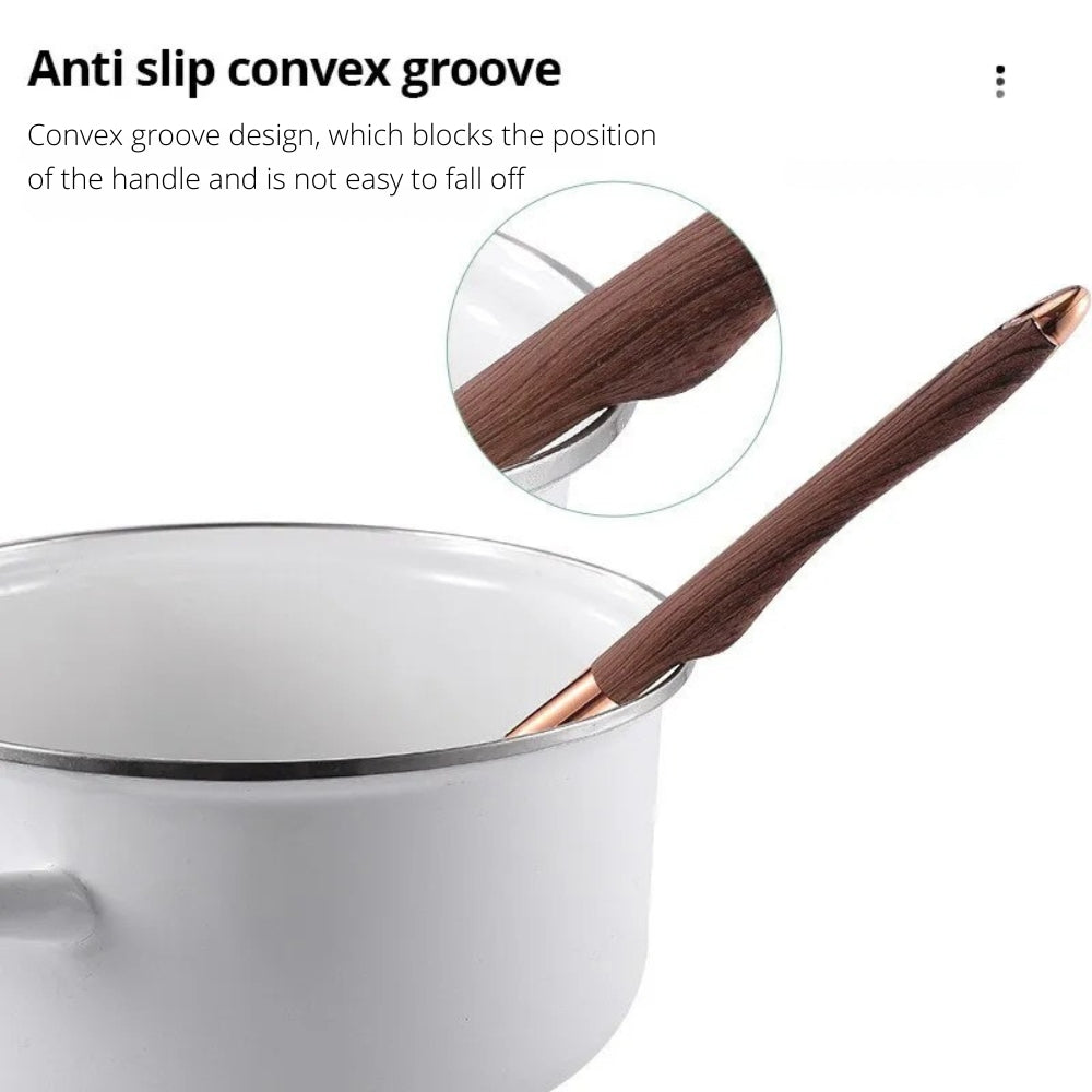 Utensil with Silicone Kitchen Set with Heat-Resistant Tools for the Kitchen