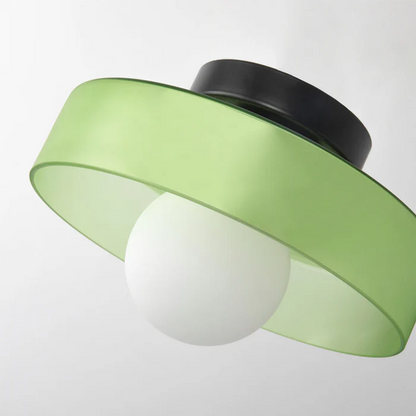 Glass with Modern Round Ceiling Lamp with Elegant and Timeless Design