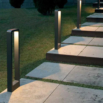 Minimalist LED Garden Path Lighting for Modern Gardens and Paths
