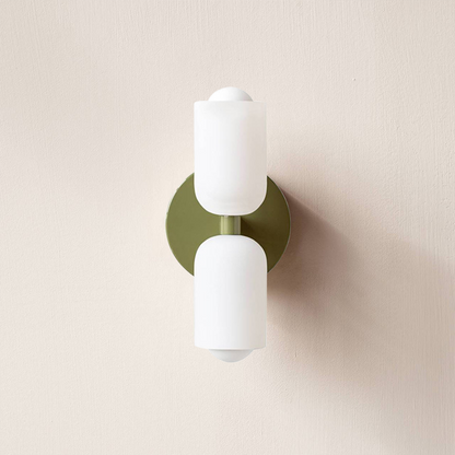 Modern Wall Lamp with Uplight and Downlight for Subtle Ambient Lighting for Interiors