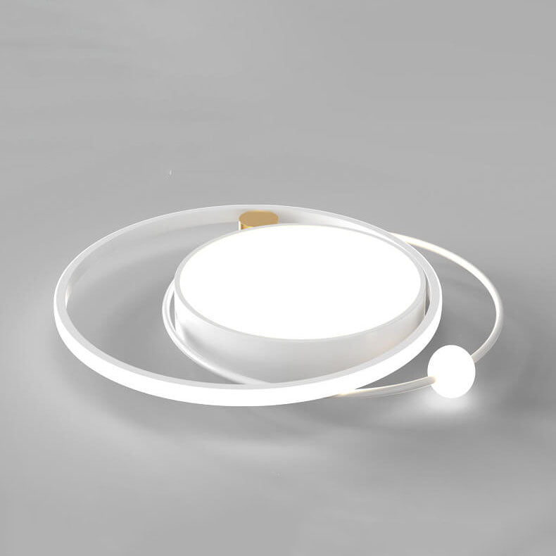 Light with Modern LED Ceiling Circular Design for Living Room and Bedroom