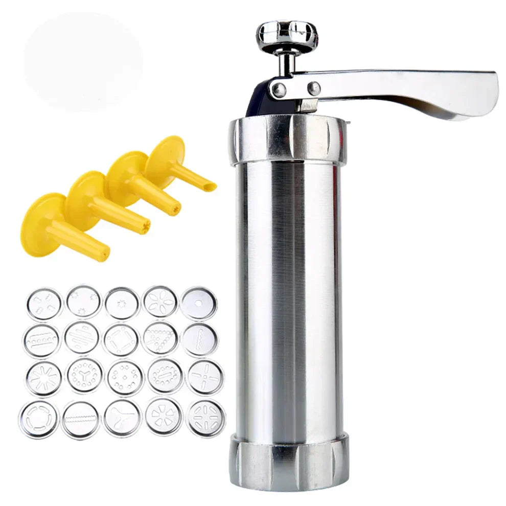 Cookie Press for Hobby Bakers and Enthusiasts with Various Shapes and Decoration Options