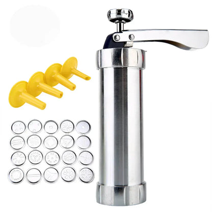 Cookie Press for Hobby Bakers and Enthusiasts with Various Shapes and Decoration Options