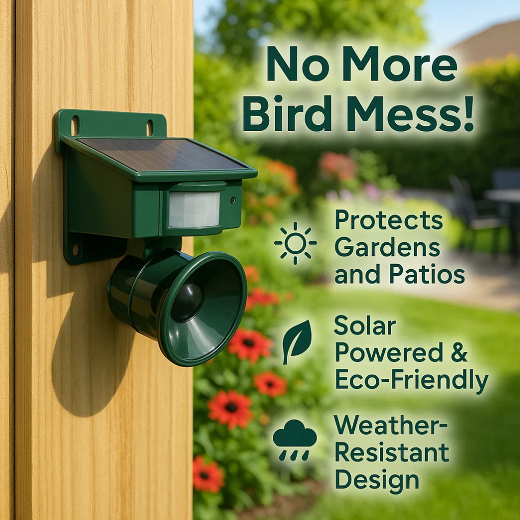 Gardenguard Bird Repeller for Smart Motion Sensor for a Peaceful Garden