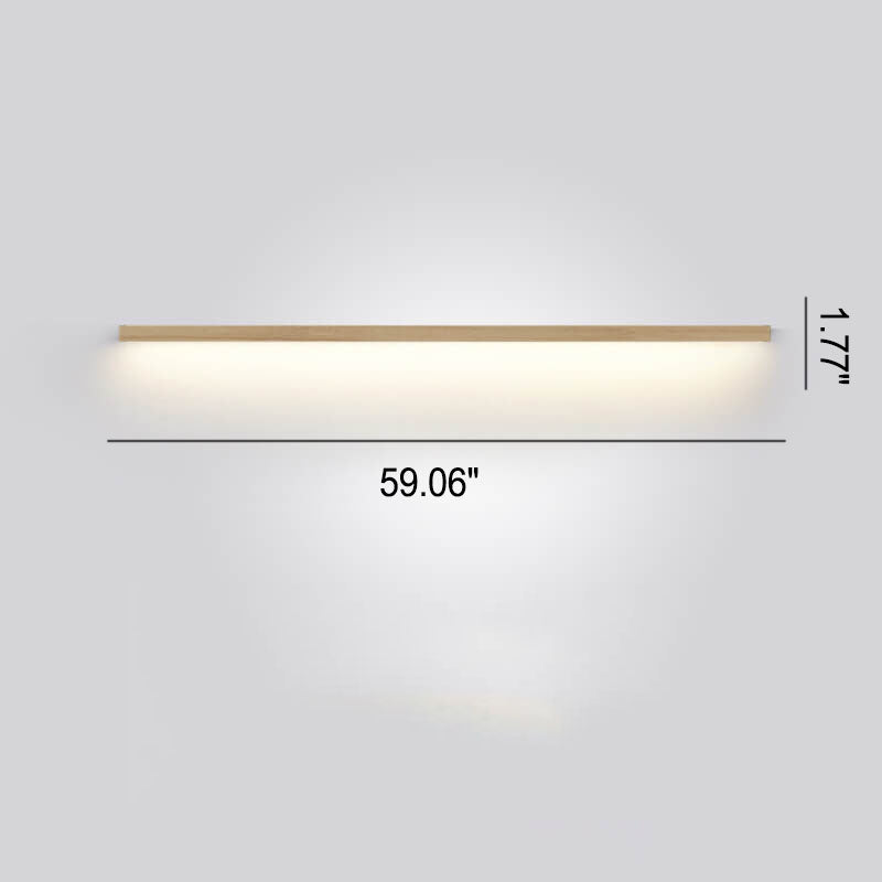 Minimalist Wooden Wall Lamp for Atmospheric Lighting for Any Space