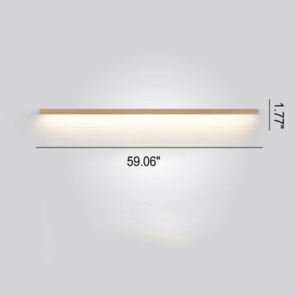 Minimalist Wooden Wall Lamp for Atmospheric Lighting for Any Space