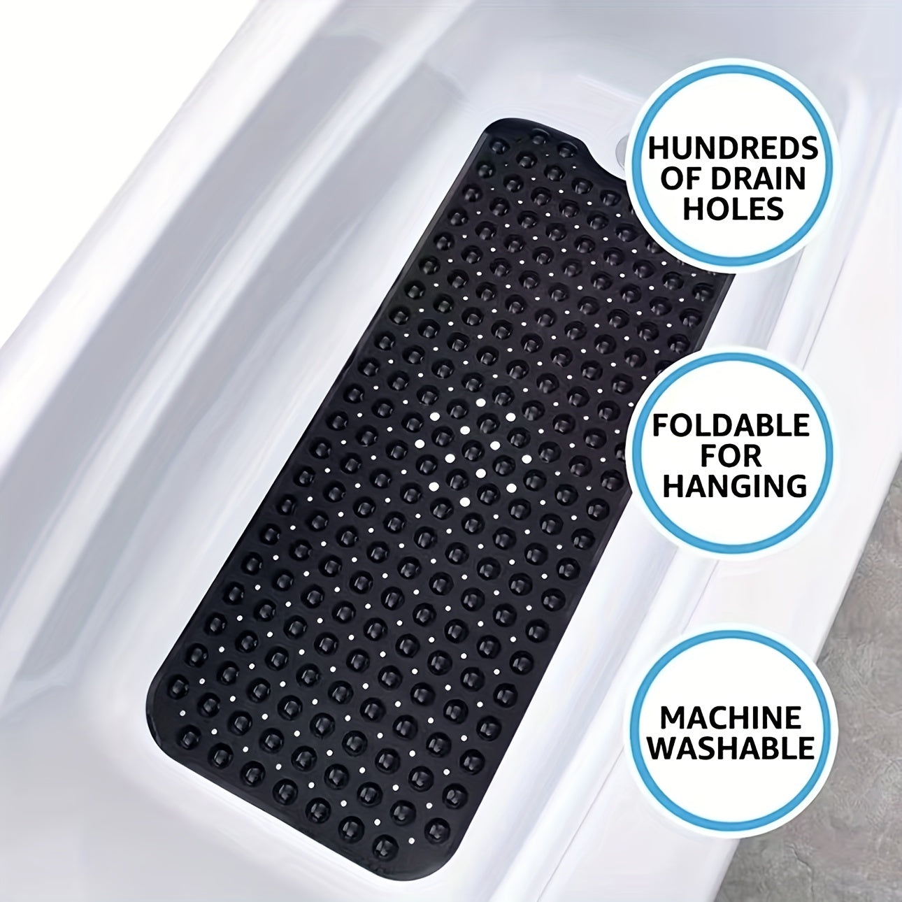 Mat with Antislip Bath XL for Safe and Comfortable for Shower or Bath