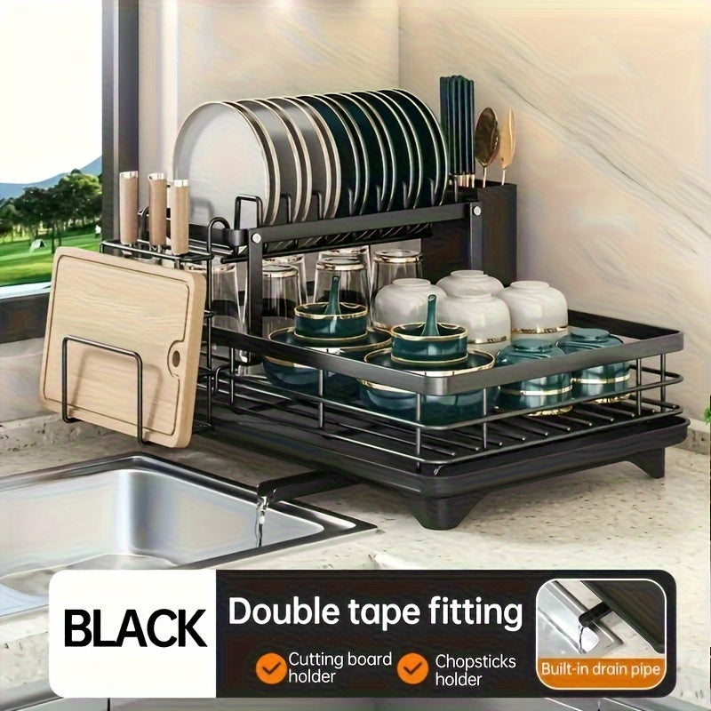 Rack with Steelflow Draining 2 Layers for Spacious, Practical and Durable