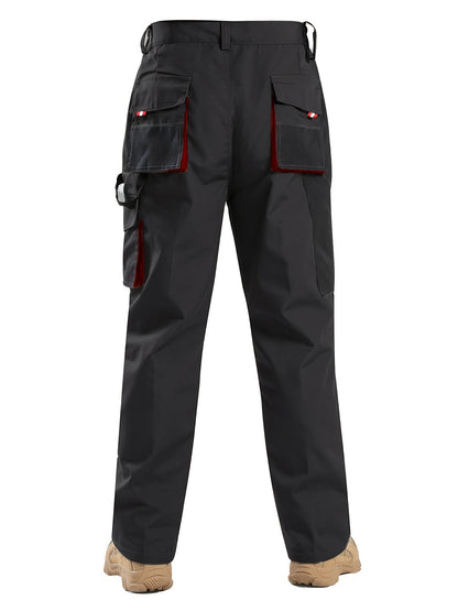 Men's Work Trousers with Large Storage Pockets for Durable and Functional