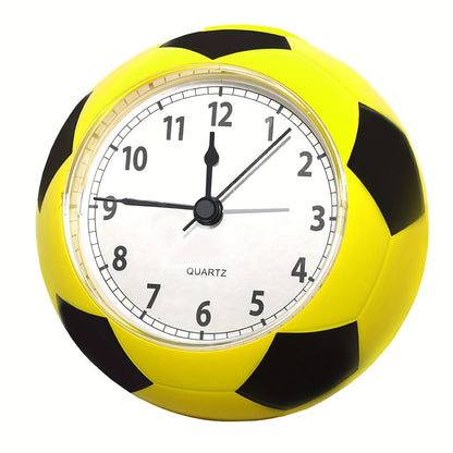 Clock with Creative Football-Shaped Alarm Design with Music and Unique Design for Young and Old