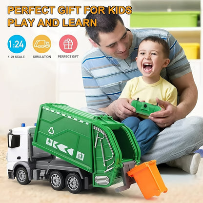 Ecotruck RC Garbage Truck for Realistic Toy Truck with Lights & Sounds