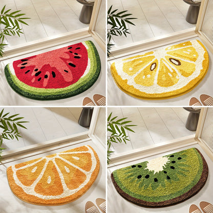 Rug Fruit-Inspired Bathroom for Soft and Absorbent