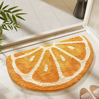Rug Fruit-Inspired Bathroom for Soft and Absorbent