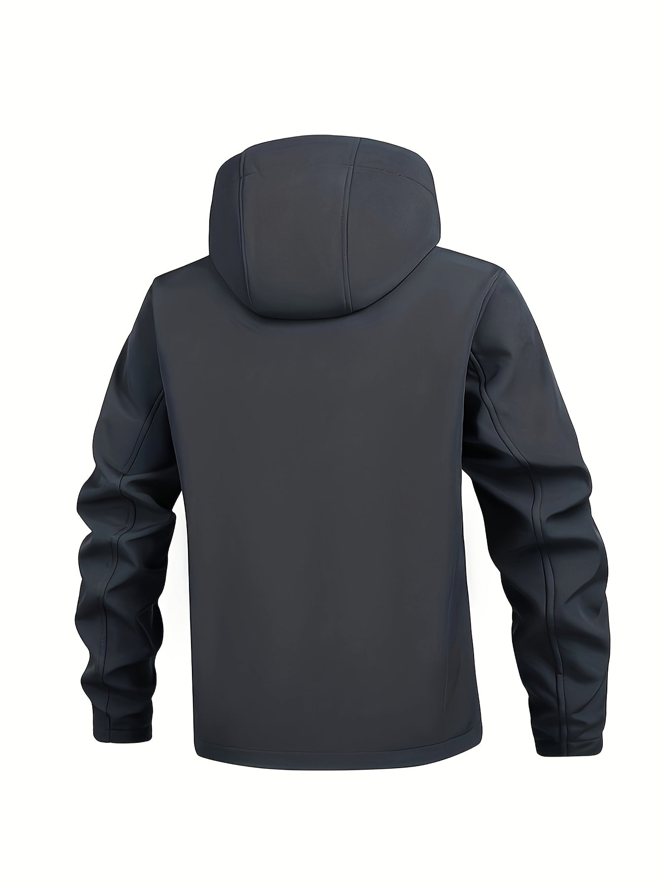 Men's Outdoor Softshell Jacket with Hood for Quick-Drying and Windproof