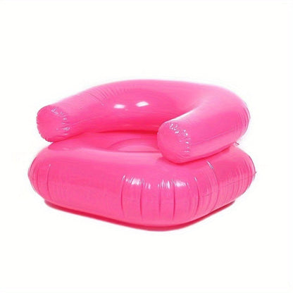 Cushion Inflatable Lounge Chair for Adults with Transparent Design and Comfort