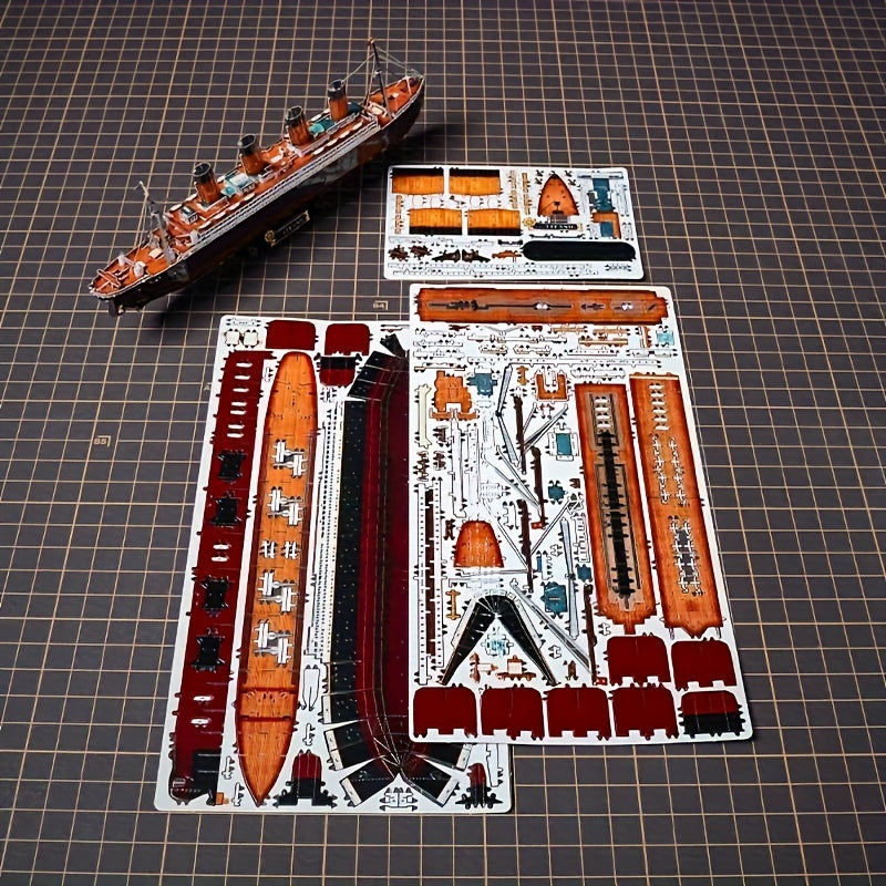Titanic 3D Metal Model Kit for Detailed DIY Model for Creative Crafters