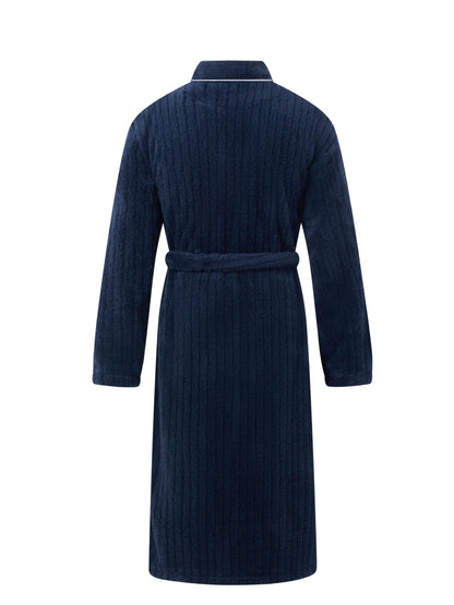Men's Winter Bathrobe for Warm and Soft Fleece Morning Robe with Comfortable Fit