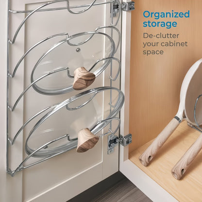 Rack Steelorganize Kitchen Lid for Smart and Space-Saving Storage Solution
