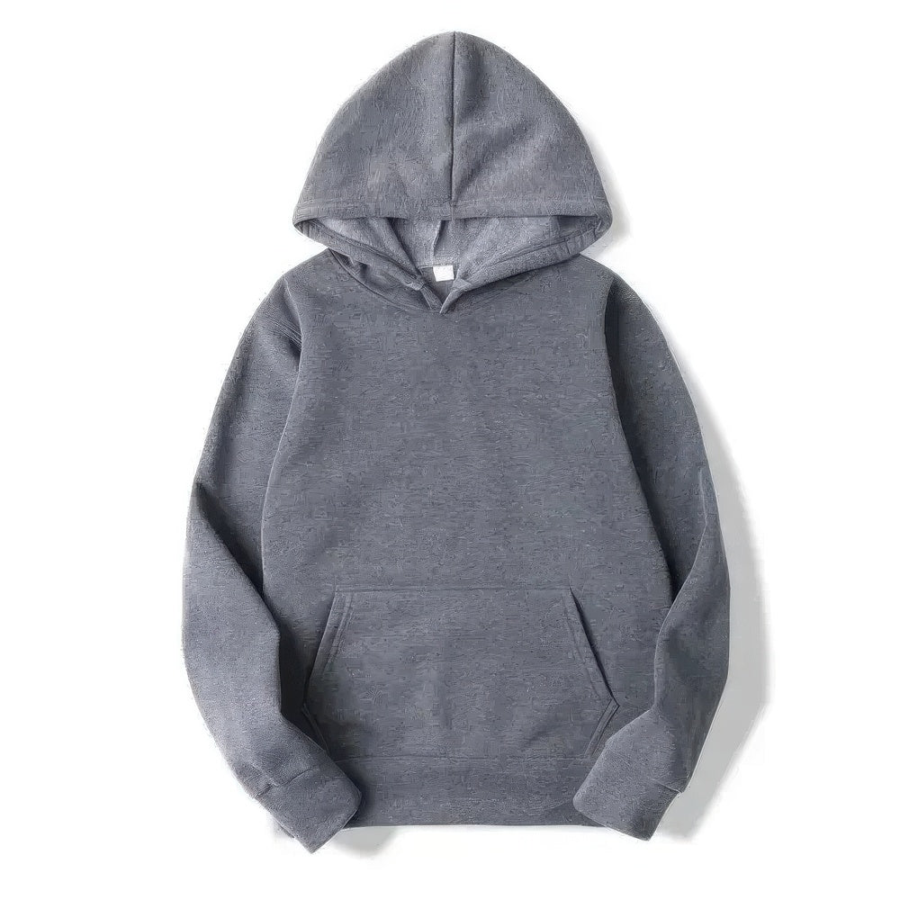 Comfortable Unisex Hoodie with Warm Lining and Relaxed Fit