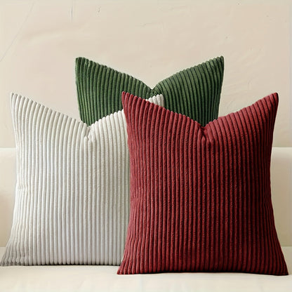 Cushion with Bohemian Rib Cover with Stripe Texture for Soft, Stylish, and Decorative