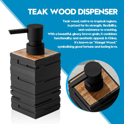 Soap Dispenser Modern Square Plastic for Minimalist and Practical