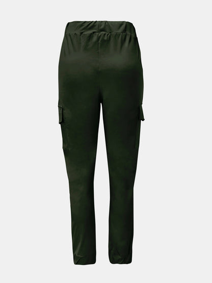 Ladies' Cargo Trousers with Pockets and a Comfortable Fit for Casual Everyday Wear
