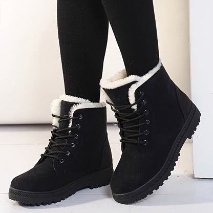 Boots with Women's Stylish Winter Ankle Design for Keep Your Feet Warm and Comfortable